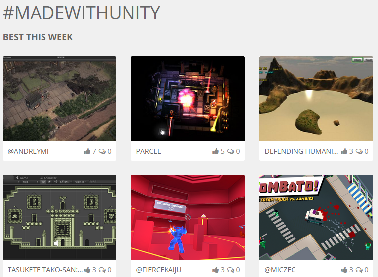 PlayfieldHQ's tweet photo. Check out the best @unity3d #games this week on Playfield: http://t.co/qbgAtyEalL #gamedev #indiedev #madewithunity http://t.co/X78C67n1cr