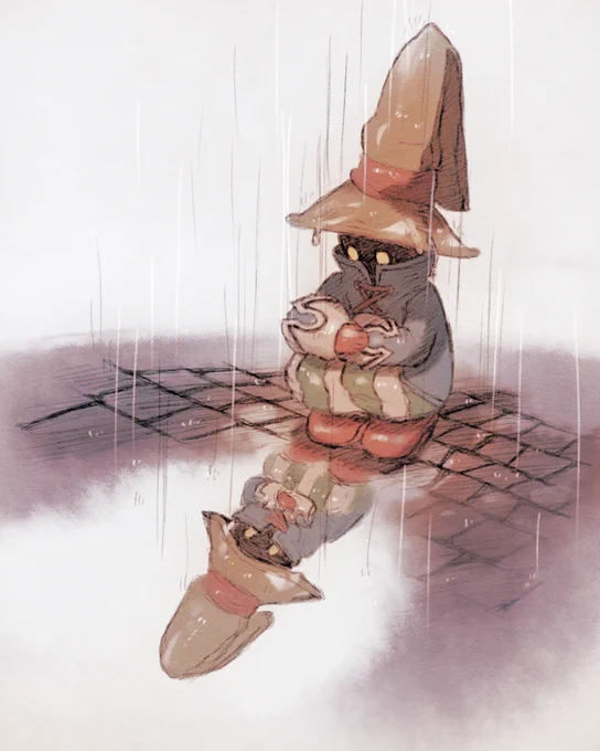 ぼくのすがた #FF版深夜のお絵描き60分一本勝負 