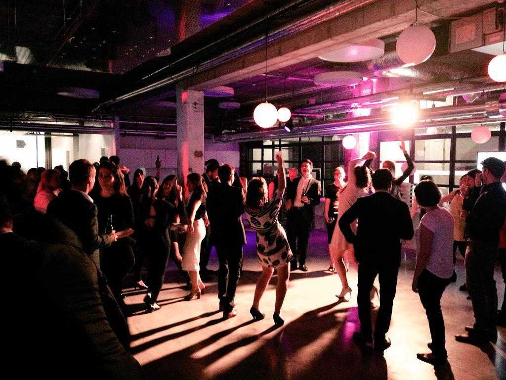 JimmyCroydon's tweet photo. @MakeArchitects Great night in the new studio, celebrating 11 successful years - a simply wonderful workplace. http://t.co/R81HVOUnVj