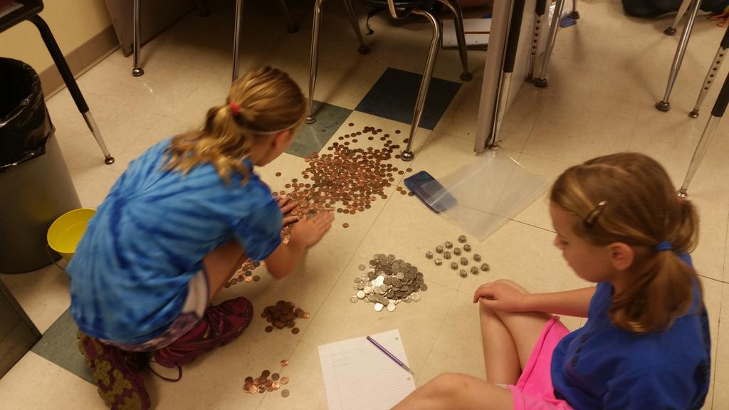 teachnrun1's tweet photo. Counting our nickels #fillitfriday #pvskype24 #Nickels4Nepal @beverly_ladd http://t.co/hN97dwQiop