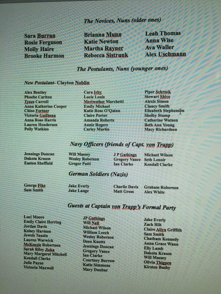 JPReveigkr's tweet photo. Congrats to cast of The Sound of Music at Prep, Oct.24 &amp; 26! http://t.co/Nj9VFQ97mT