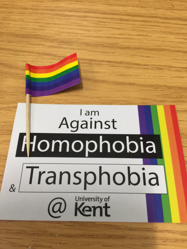 Emily_pink's tweet photo. #IDAHOT2015 @UniKent today http://t.co/kkCldDJHr7