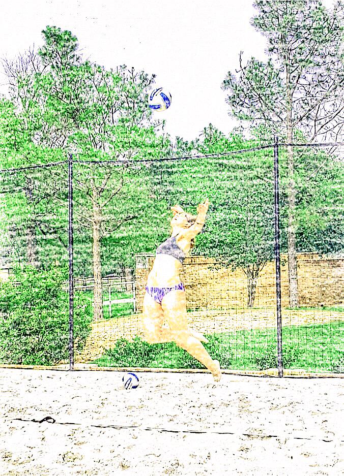 vballphil's tweet photo. And I so had to sketch this one #SketchCamera #beachvolleyball #jumpserve http://t.co/lEa1hXL3cf