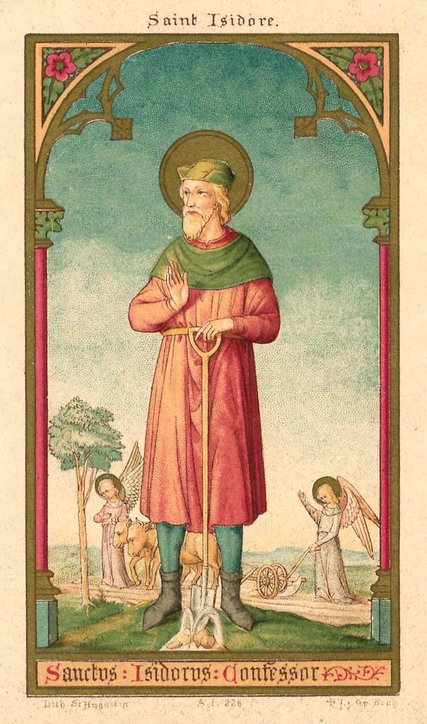 Fr_JLibone's tweet photo. St. Isidore (1070) confessor of the faith through daily life and daily labor. Patron of farmers &amp; day laborers. http://t.co/FjHKQN1rZD