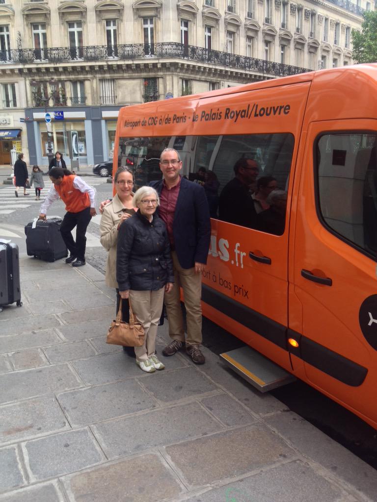 johnrammy's tweet image. Glad to be on the inaugural #easybus service from Paris cdg...couldn&apos;t be better and from only €2 a trip. Thanks