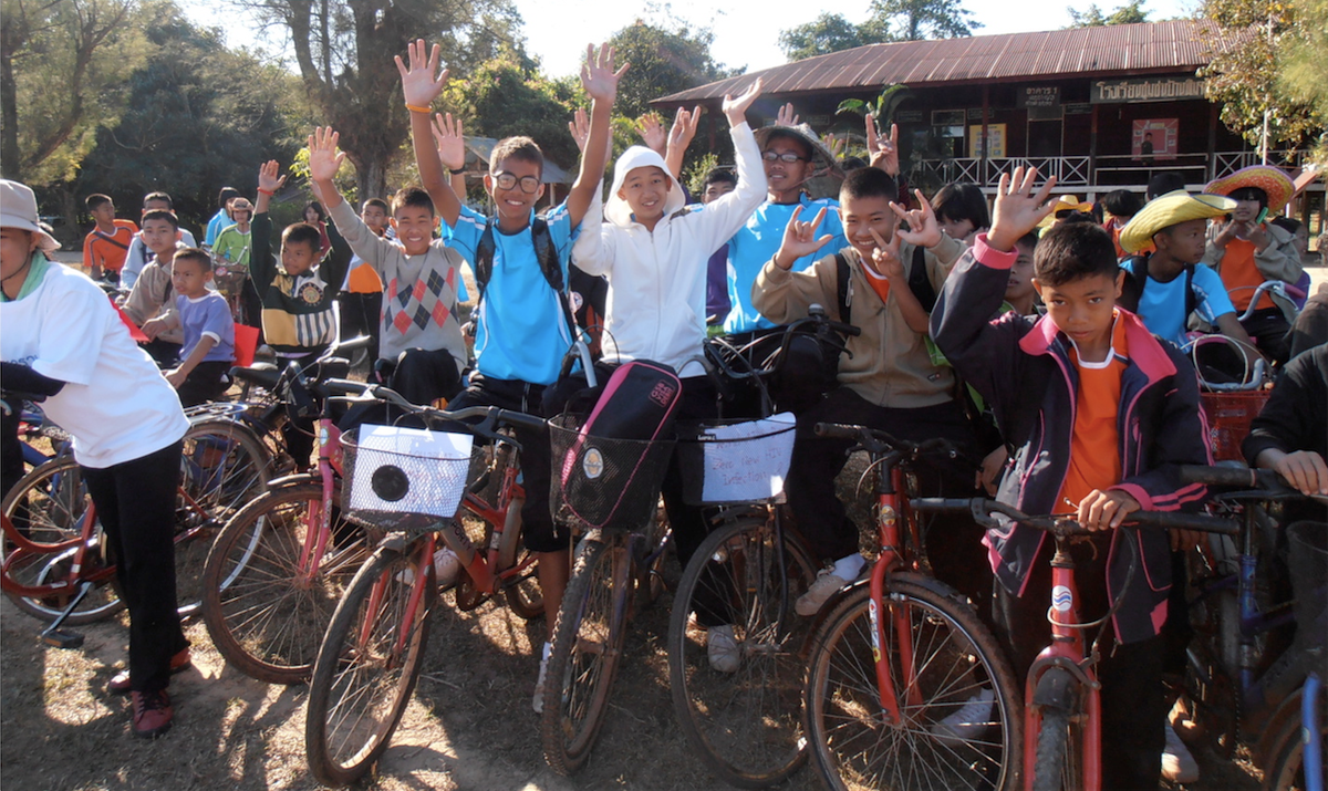 PeaceCorps's tweet photo. Every day is bike to work day for Peace Corps Volunteers and their students. #biketoworkday2015 http://t.co/Uhjb1zsvhQ