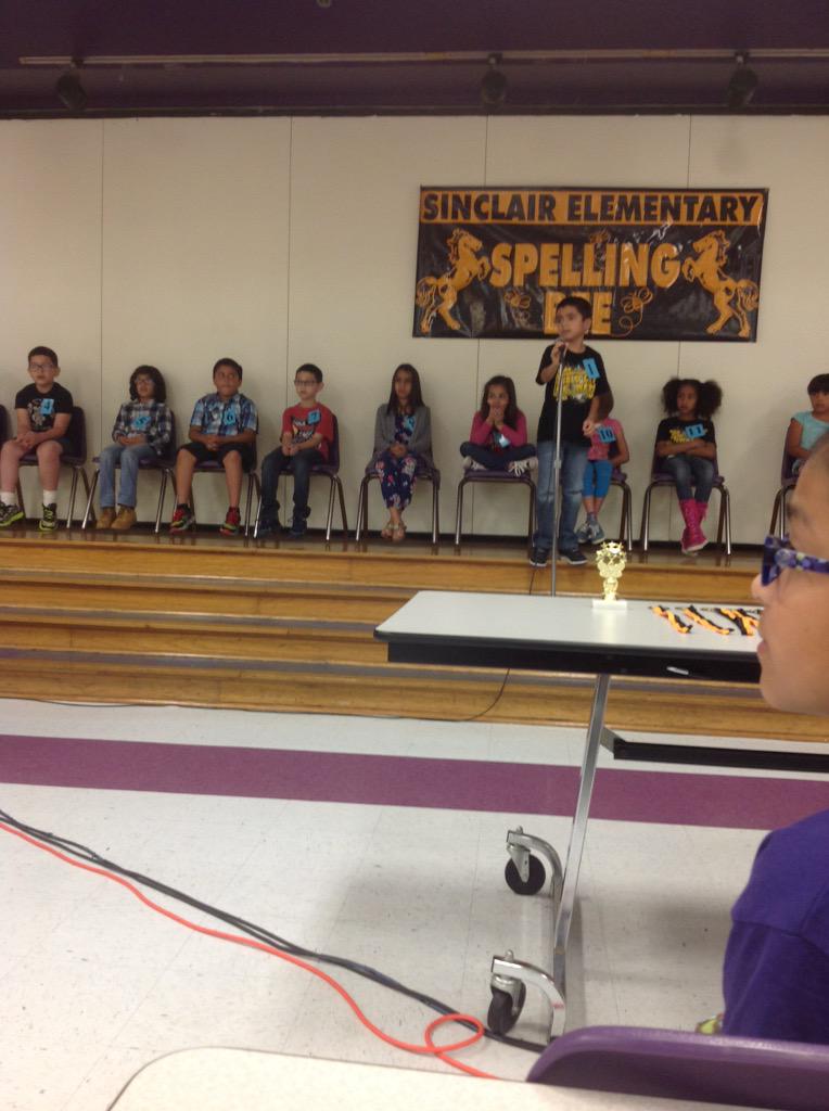 2nd grade spelling bee! #semustangpride