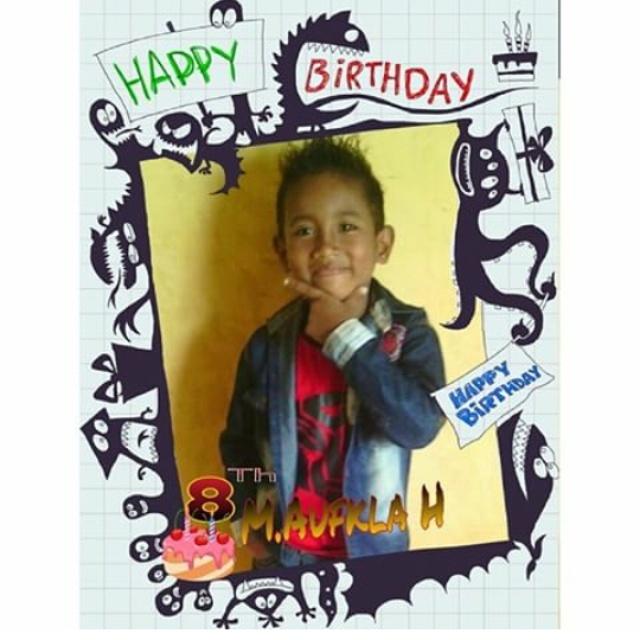 Happy birthday my nephew🎉🎁🎂.panjang umur sehat selalu, jadi anak yang soleh  nurut sama orang tua amin