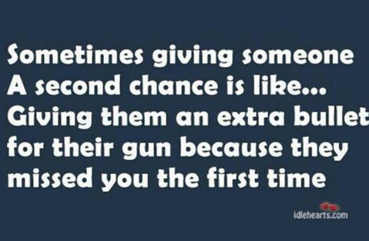 KiarasMommy9212's tweet photo. And the third chance. fourth chance. Fifth chance.etc etc etc #neveragain #outofchances #outofbullets http://t.co/ejs4BbHzpt