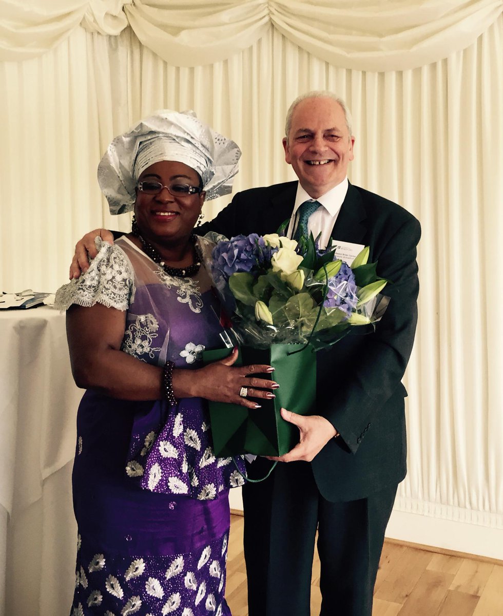 UOBPartnerships's tweet photo. Congrats to @uduakarchibong1 on her MBE. Vice-Chancellor looking proud to have such talented colleagues @BradfordUni http://t.co/9K6MzMRqea
