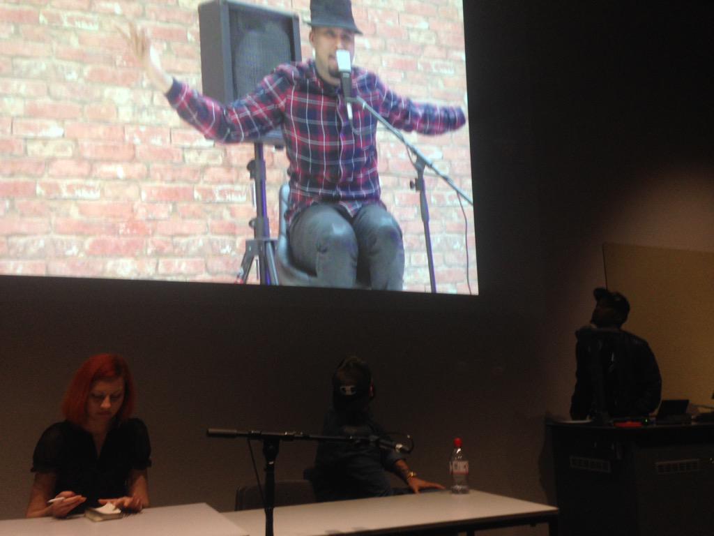 2015OpenSpace's tweet photo. Session 4: creative propaganda 'peace, love and equality? Not in this world' #2015openspace #mediaconvergence http://t.co/P3tZveNfaB