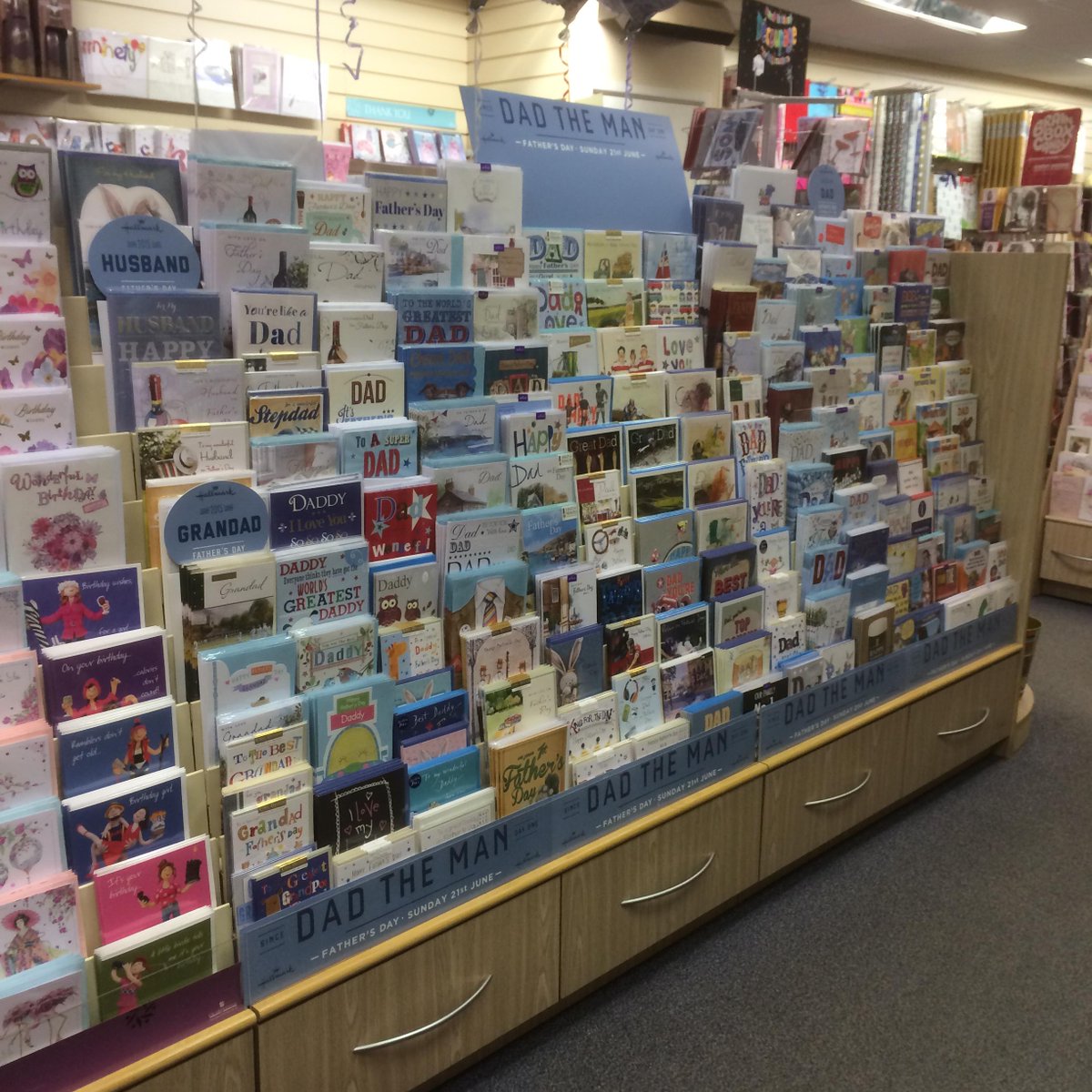 Don’t forget Dad on 21 June. Get your Father’s Day card from Just Cards, Bridge Street, St lves