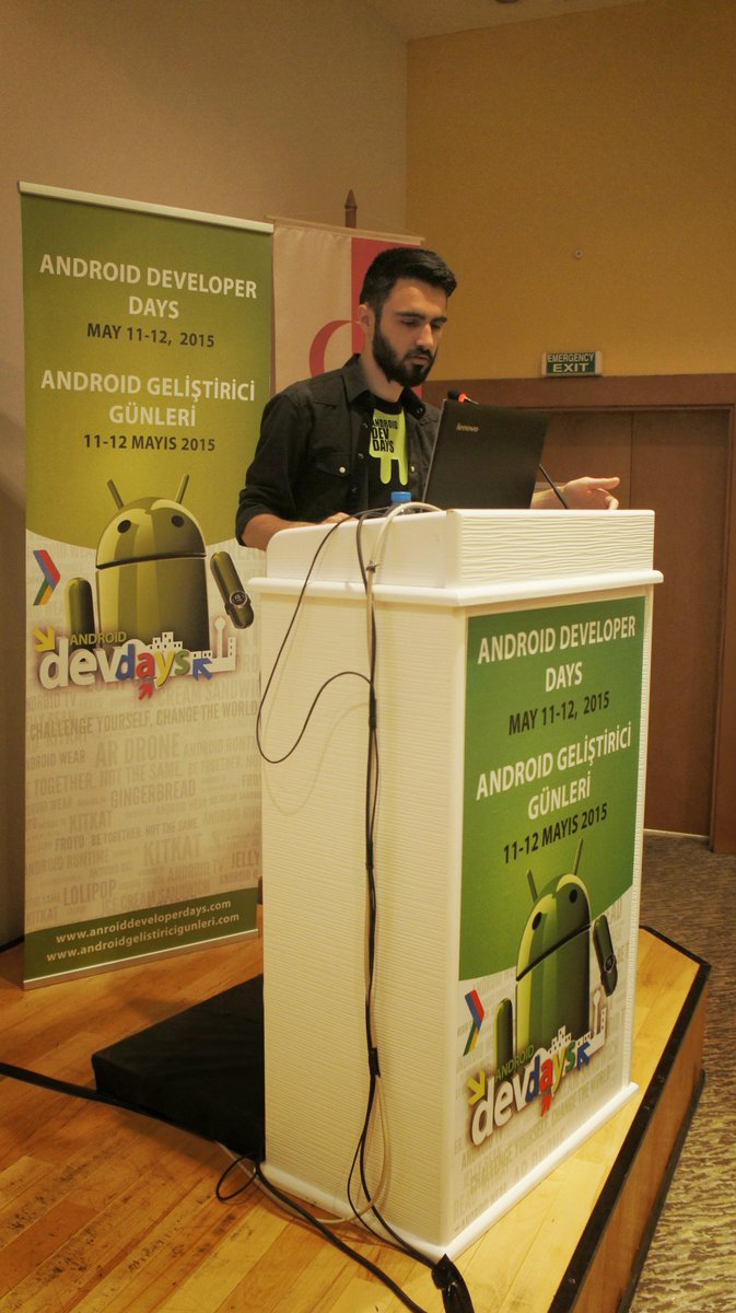 serdaraltan17's tweet photo. #AndroidDevDays'teki sunumumdan birkaç kare... http://t.co/eSh921CG48