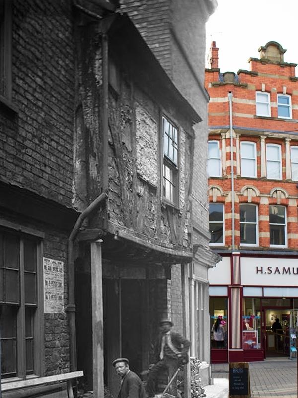 Yorkpastandpres's tweet photo. Then &amp; Now merged Image Peter Lane off Market Street @YorkDigitalCity @DiscoverYork @dringlibrary @EverythingYork http://t.co/sZ8bYyYR4p