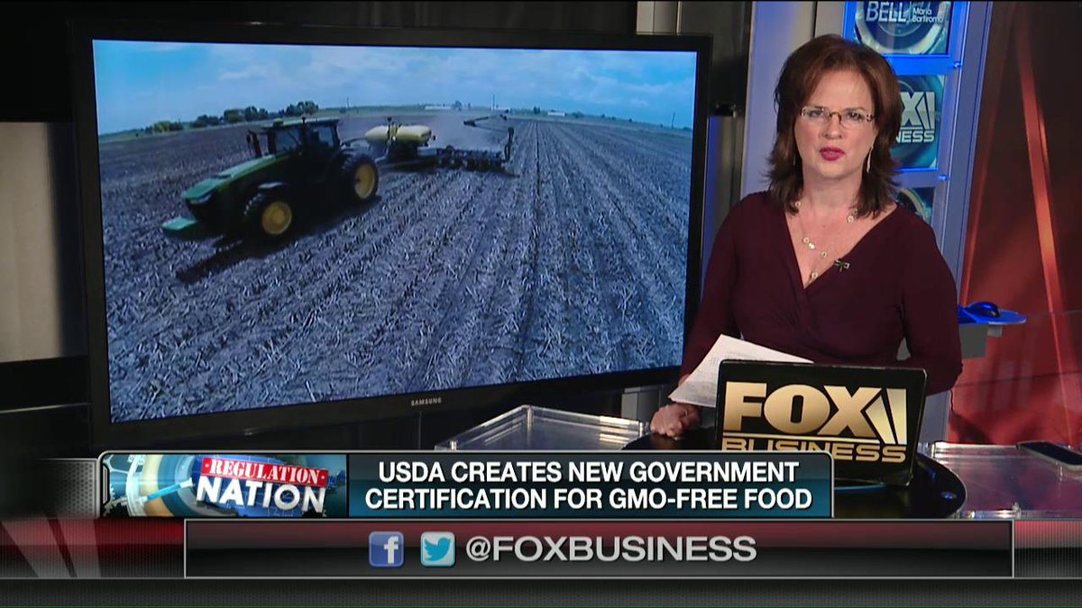 FoxBusiness's tweet photo. The @USDA developed the first government certification &amp; labeling for GMO-free foods. http://t.co/cVSf2npxTs http://t.co/i608BVXQxg