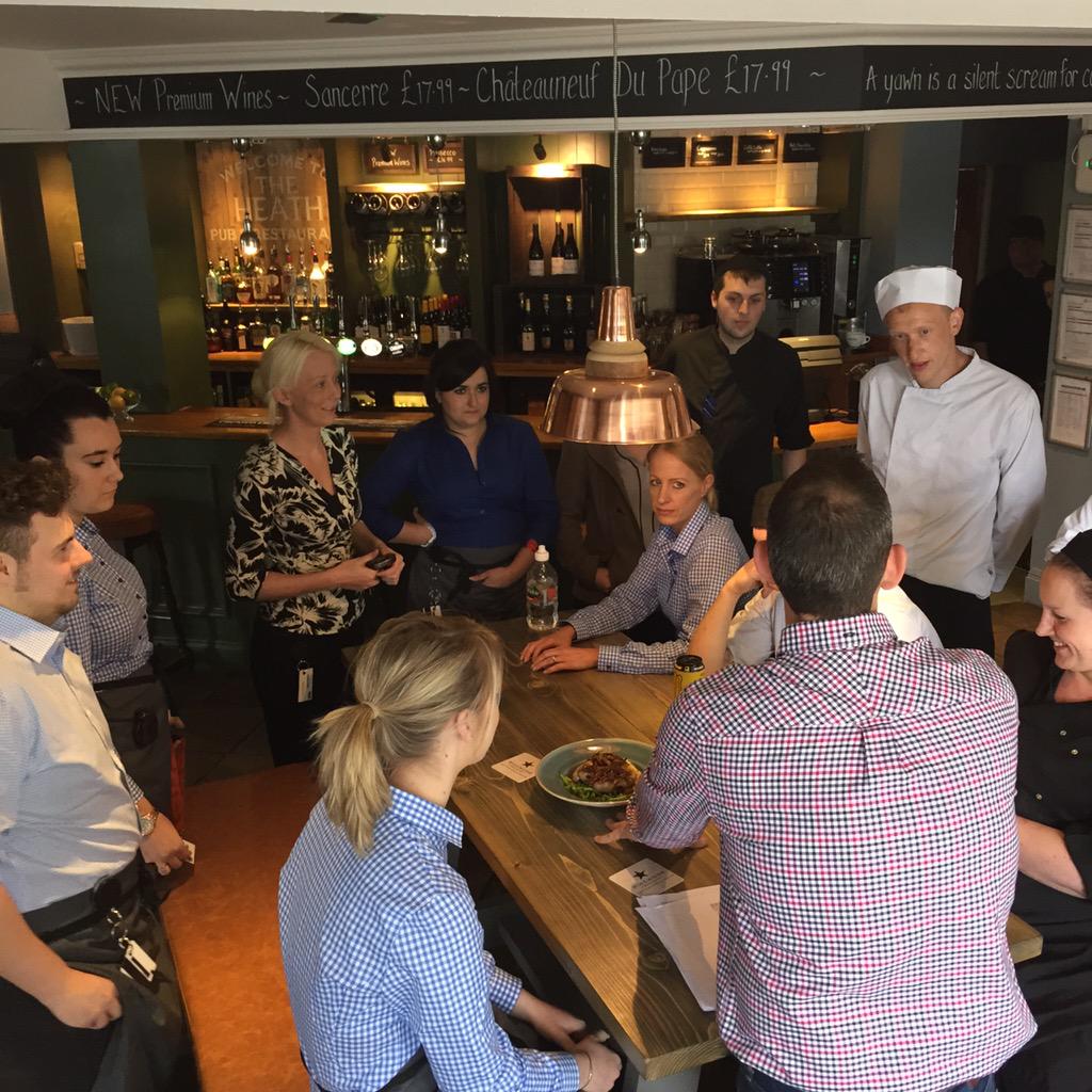 WBI_Team's tweet photo. Our 9th Whitbread Inn, The Heath in Southampton is now open! The team are raring and ready to go! @WeAreSUGM http://t.co/FHpsiN8U7f