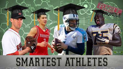 BleacherReportU's tweet photo. The 10 Smartest Athletes (No. 1 👀😂) | http://t.co/UkCHWIIz5S | http://t.co/q2rzGpD6Hb