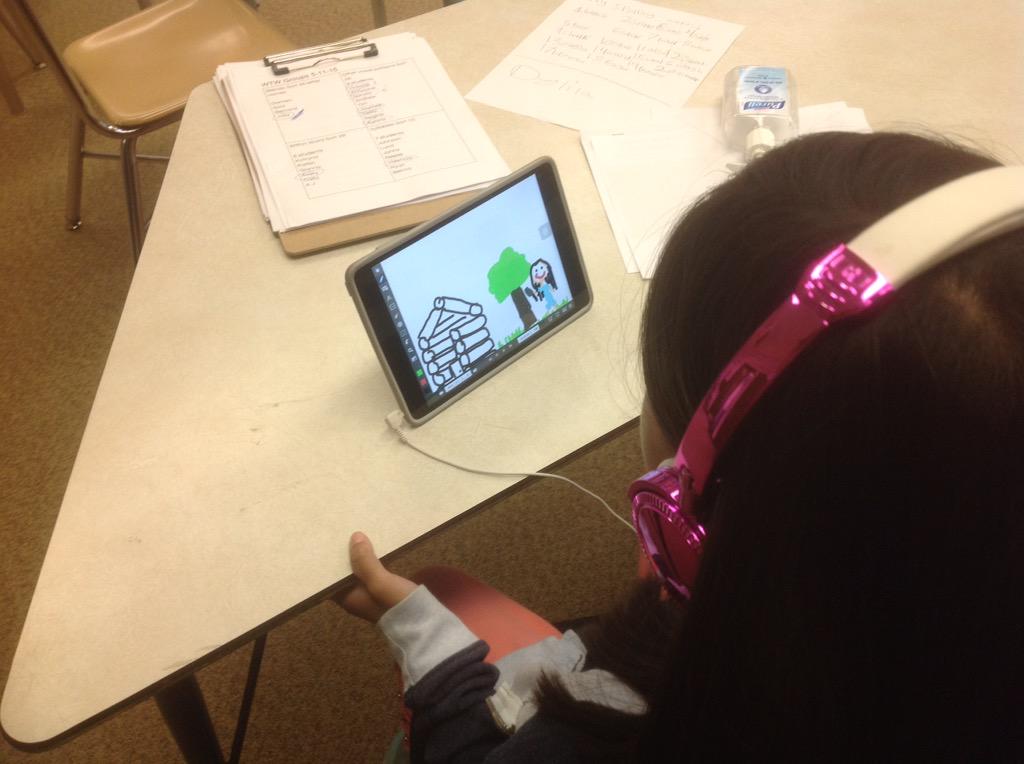 MrWhite2ndgrade's tweet photo. Ss working on character challenge &amp; Downers Grove story challenge today. Partners or solo their choice. #dg58learns http://t.co/2oo01TUvKi