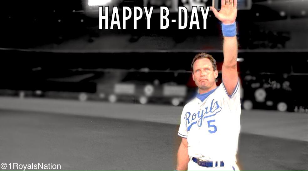 Happy Birthday to one of the Best of all time. George Brett was one of a kind and will be 