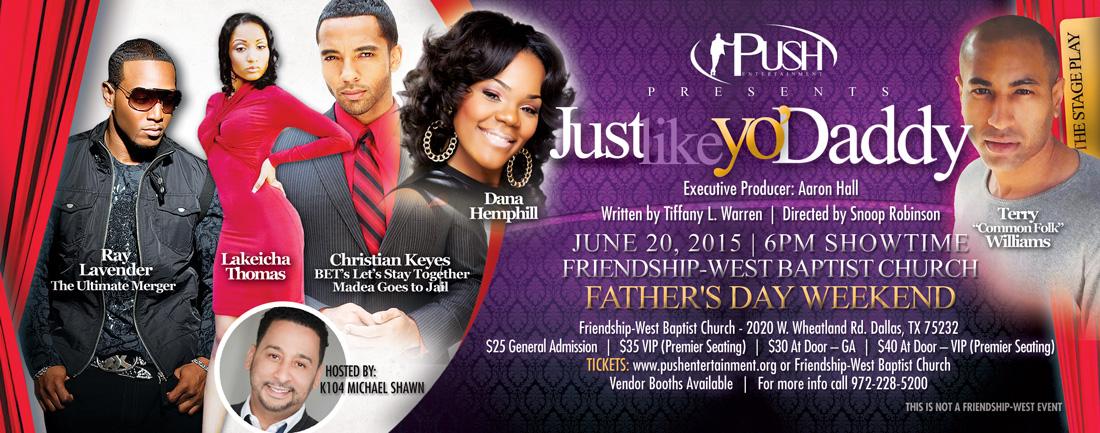 ChristLitAwards's tweet photo. Get your tickets today! #JustLikeYoDaddy 
Click here - http://t.co/snLuFRXQHL 
 
@Dana_Hemphill @IAmPUSHEnt @INJMusic http://t.co/DHvXfW21Sd