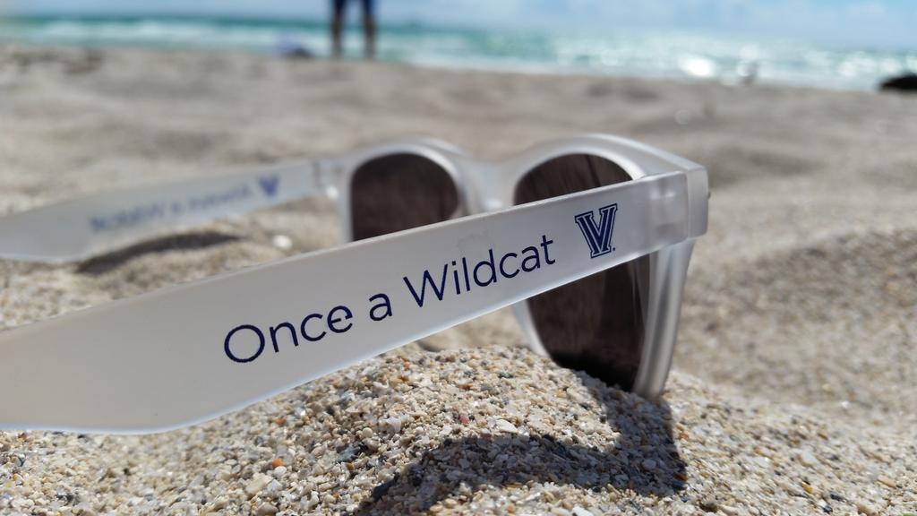 AmandaNorbutus's tweet photo. Got #MyNova #OnceAWildcat sunglasses in mail just in time to fly to South Beach. Happy Graduation Day! @VillanovaU http://t.co/bbTiXpJ8Pl