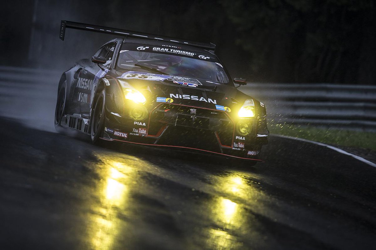 NISMO's tweet photo. On track at the Nordschleife. It's the @24h_nuerburg this w/end. Race starts tomorrow @ 16:00 CET #NISMO @radiolemans http://t.co/laBIKtGeak