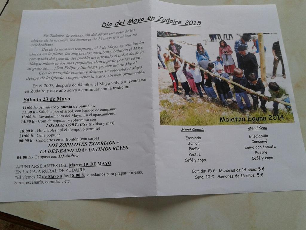 Maiatza eguna 2015 #zudaire ganas mil!