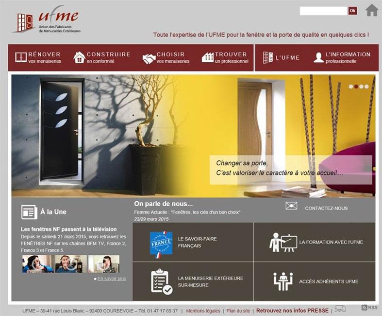 Batidoc's tweet image. Le site de l'Union des Fabricants de #Menuiseries Extérieures (#UFME) fait peau neuve - bit.ly/1ELpaV1