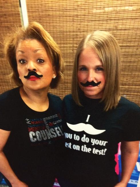 We "MUSTACHE" our students to do their best on the test!!