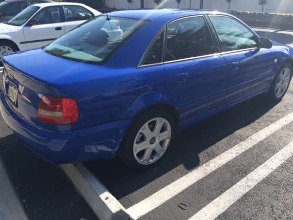 tirekickUS's tweet photo. Nogaro Blue makes everyday a good day: '01 Audi S4 Quattro: Campbell, CA http://t.co/csFvl0xqaU #tirekickus #audi #s4 http://t.co/3ZPM7id2yU