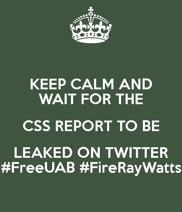 EBRINDLEY's tweet photo. #FreeUAB #FireRayWatts #FreeUABfromTheMachine http://t.co/Sp7qM5wFem