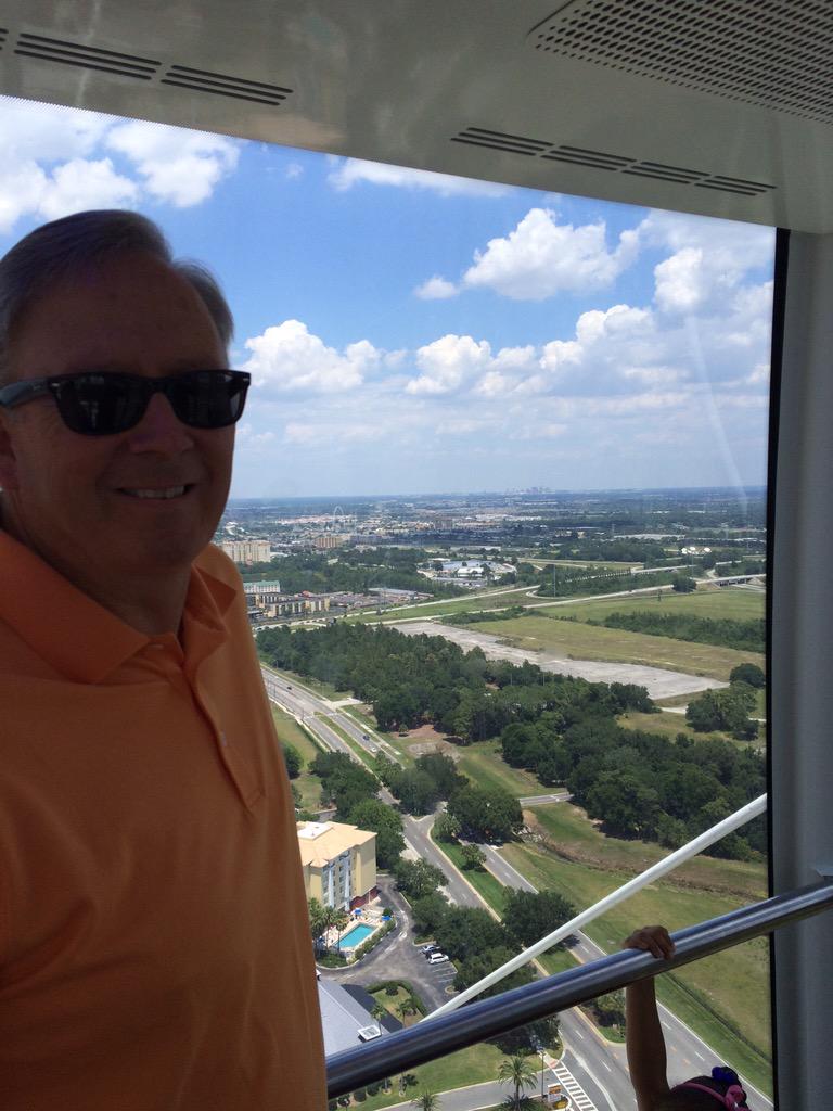 PastorDavidUth's tweet photo. Had a chance to check out the #OrlandoEye last weekend and could see @FirstOrlando! http://t.co/6WfTQVHvbf