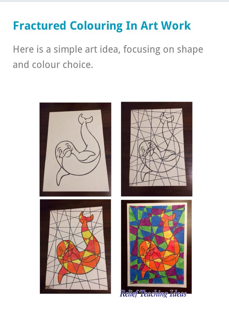 CarlyEstephan's tweet photo. Love this art idea!! Definitely going to be using this in class #ACUedu_452 http://t.co/3fhMiw8cDK