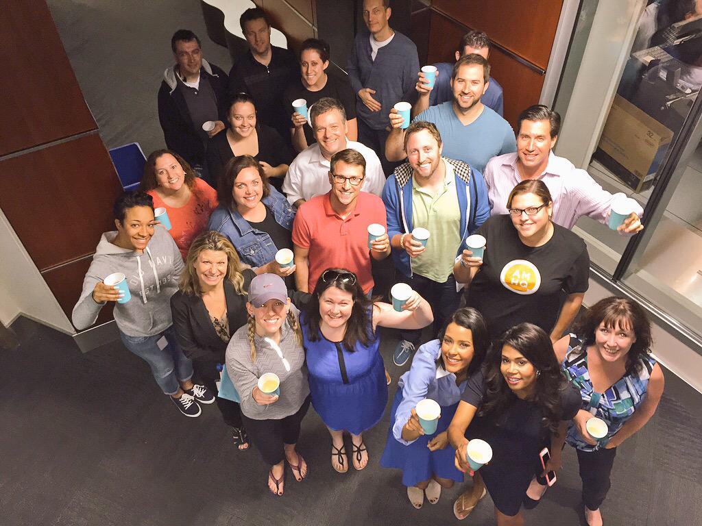 Anaridis's tweet photo. It takes a village to put together @AMHQ. And we have the best #wxtribe in town. @weatherchannel http://t.co/UQlFbT1uJj