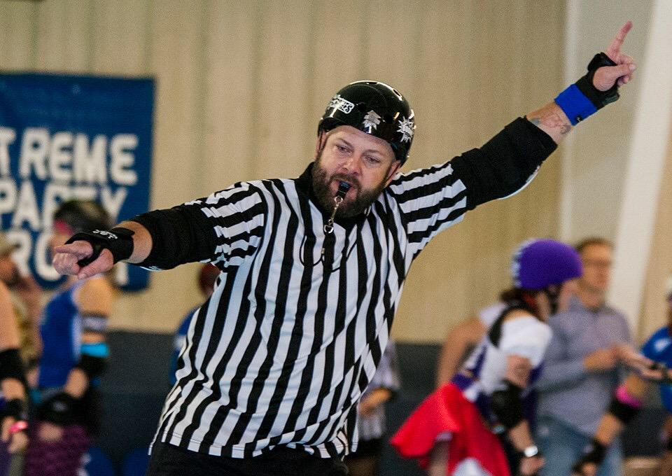 DetroitDerby's tweet image. Happy Birthday to Ref/NSO Jack Asster! #ddgbirthdays #10yearsofhits #detroitderbygirls photo by Josh Kahl