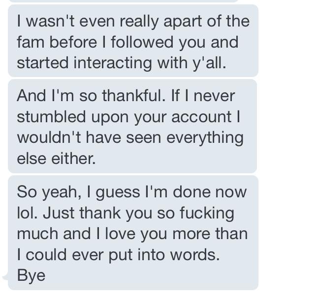 neonmoonlightx's tweet photo. When people tell us stuff like this I get so emo. You guys don't know how much you mean to us too β€οΈ #5SOSRejectsfam http://t.co/MBWb9BCqyY