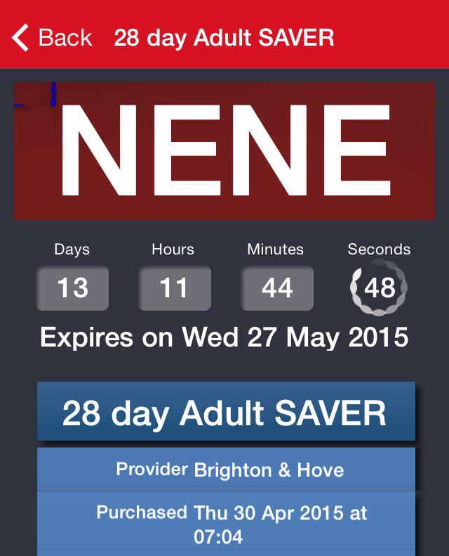 StarrlitePaul's tweet photo. @cjscull @longers1 chaps look at the word on my bus ticket yesterday, surely it's a sign!! #nene#hatrick http://t.co/mknAvsYNna