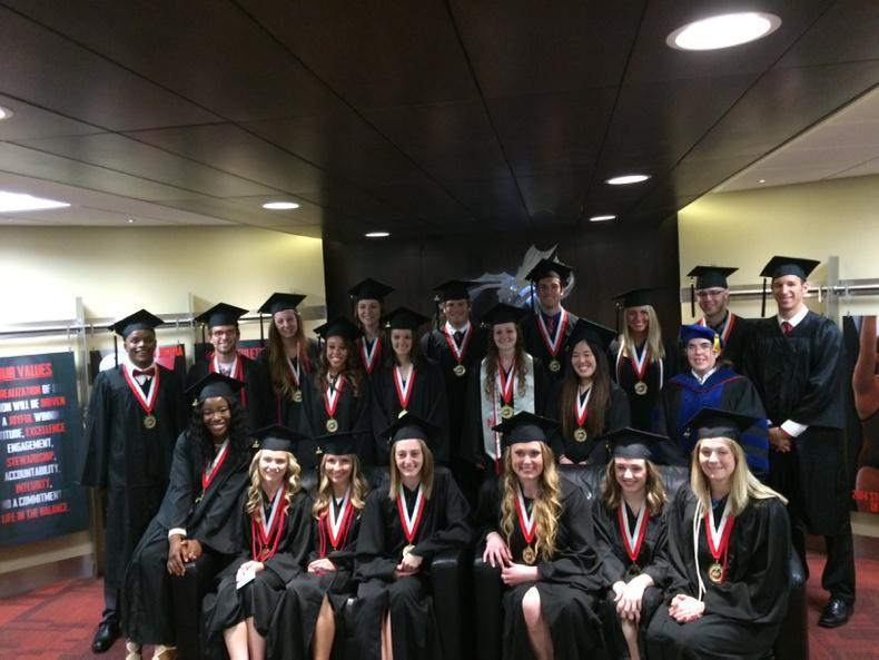 ADDougPeters's tweet photo. DragonAthletics: RT GloriaRiopelle: Congratulations to DragonAthletics graduates! #MSUM2015 http://t.co/Ov5YCf3emu