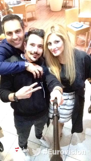 MariaElena_Ky's tweet photo. Rehearsal 2 went great! #Eurovision #GRE http://t.co/PuFI1fX4VJ