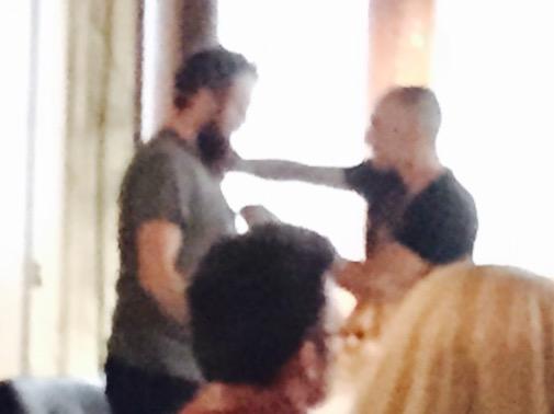 willsavage's tweet photo. Our very own @RobNonsense being wired for sound ahead of his #ds15 rappers talk. http://t.co/4b8g8V1wWH