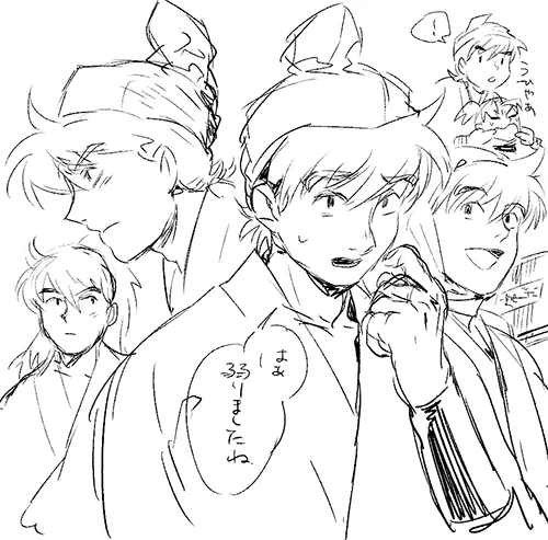 クリップスタジオが久しぶり過ぎて全然絵が描けずに焦りました。筆慣らしの土井先生。。 