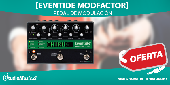 studiomusic_cl's tweet image. 11%OFF #Eventide #ModFactor #PedaldeModulación. Puedes encontrarlo aquí: bit.ly/1FCsgu7 #StudioMusicOferta