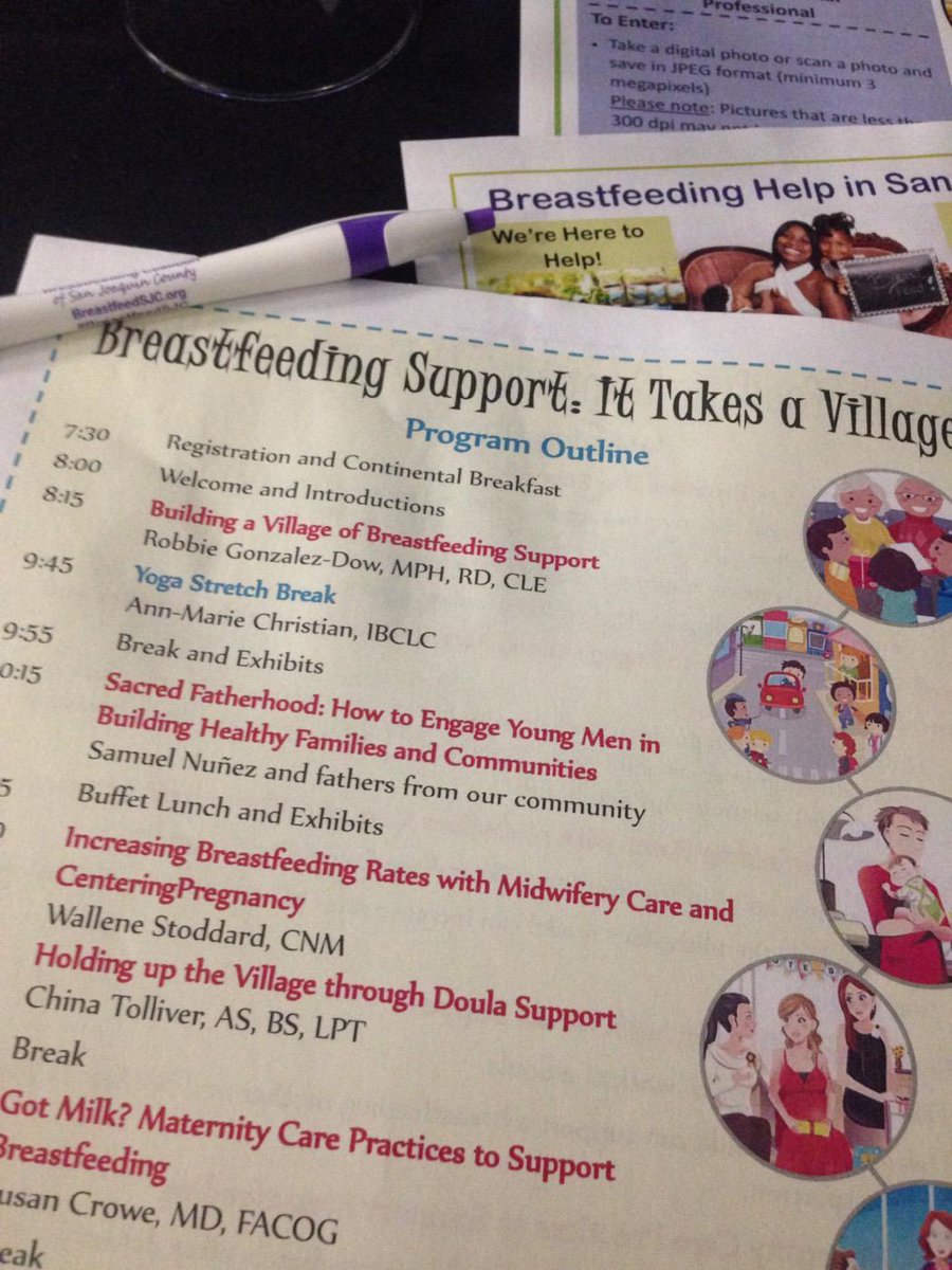 BreastfeedSJC's tweet photo. Enjoying the 2015 Coalition Conference! Hope you are too! It Takes A Village #breastfeedSJC http://t.co/MDQJ17tYBt