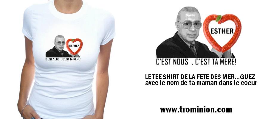 LEFREUJ's tweet photo. @CamilleCombal @BenaimValerie   #Fetedesmerguez 
chouf le tee shirt Derrick 
 http://t.co/EpeiOaVOsi http://t.co/nSeHIv6feu