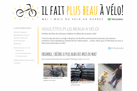 Mai, c'est le mois du vélo, profitez du long week-end pour mouliner un peu !
moisduvelo.quebec #moisduvelo