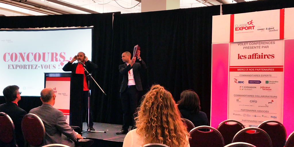NepsuInc's tweet photo. Yesterday, we were thrilled to represent Nepsu at @ClasseExport
#Finalist #Nepsu #PlaceBonaventure http://t.co/wDTsgXwOeV