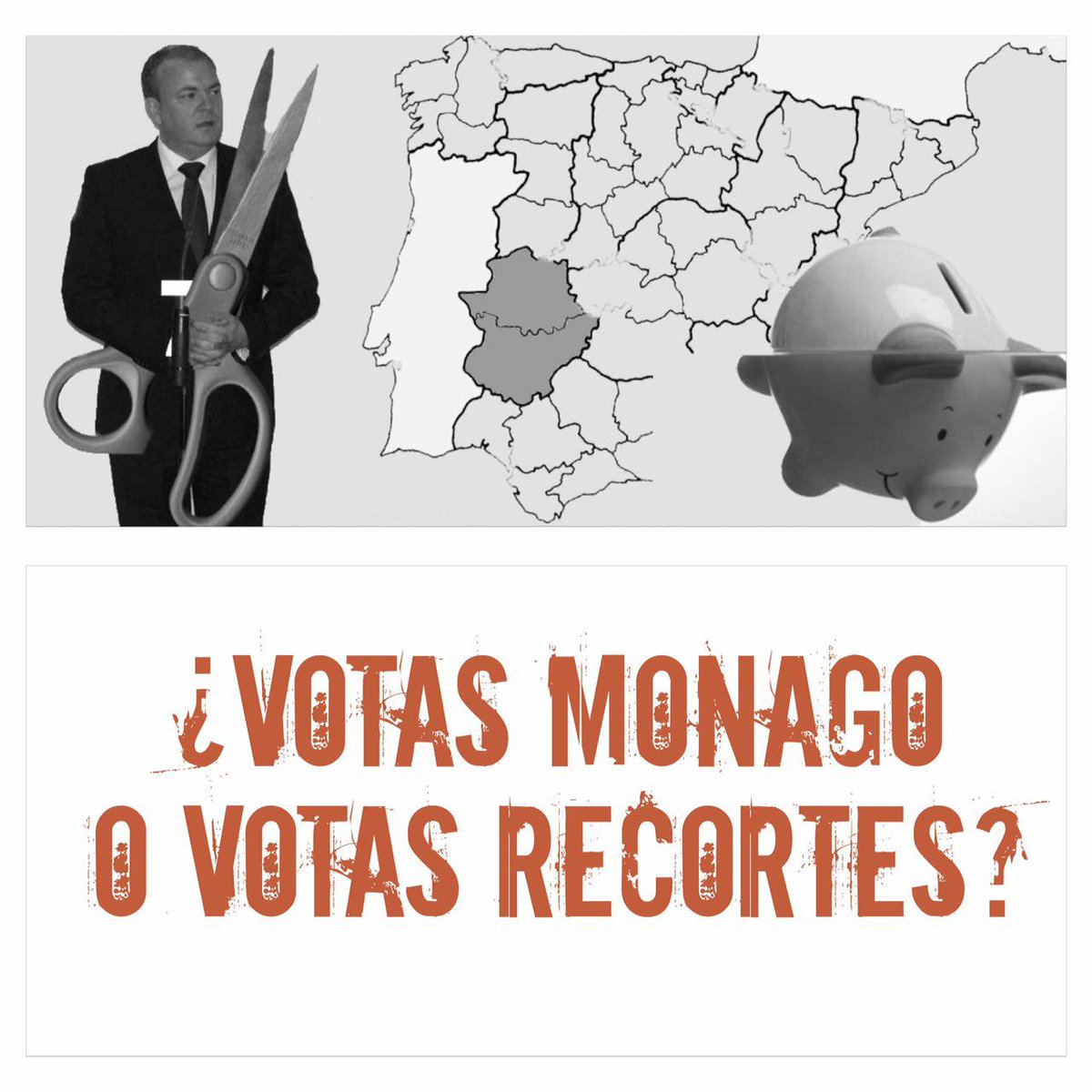 DeshacemosExt's tweet photo. #VotasMonago? http://t.co/emLuxfT4Se