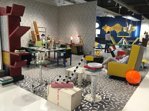 garethharr's tweet photo. #collectivedesign2015 Worth popping in to the fair just to see Memphis-Post Design Gallery from Milan http://t.co/tCmphP4Ufx