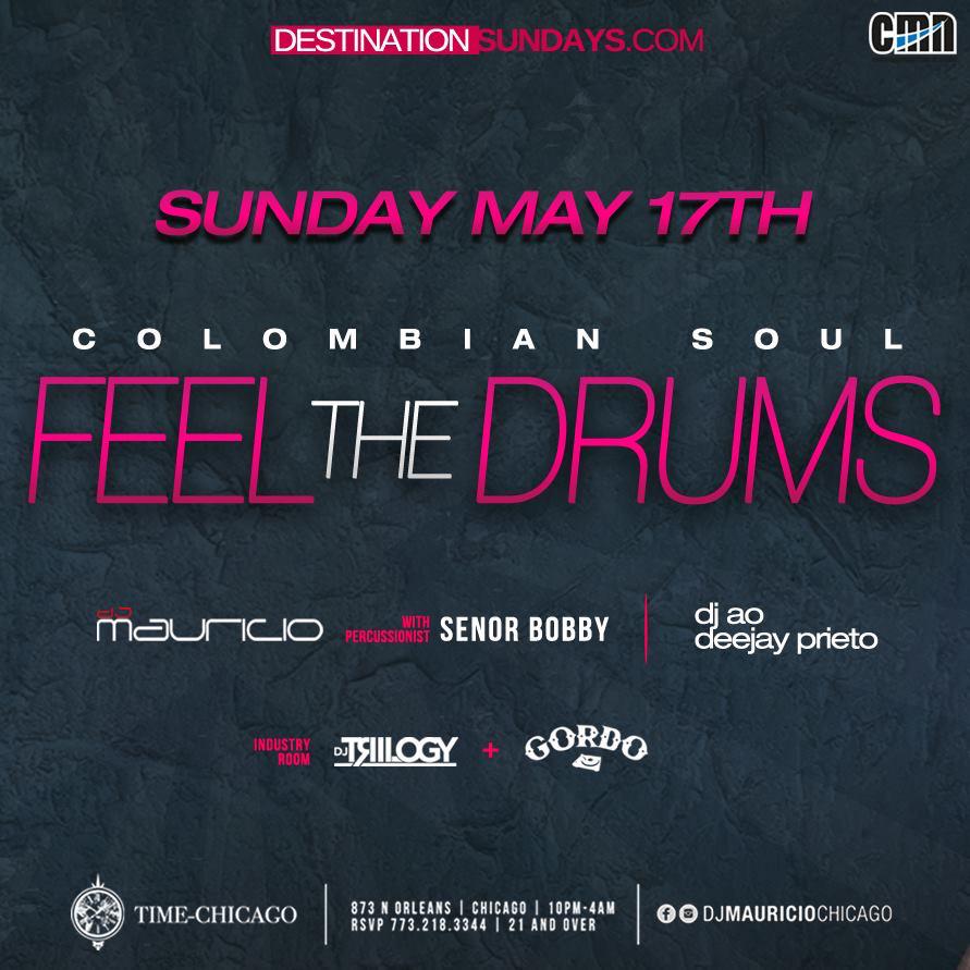alexa7251's tweet image. Feel the Drums! Join us this SundayFunday #TimeChicago #SundayFunday