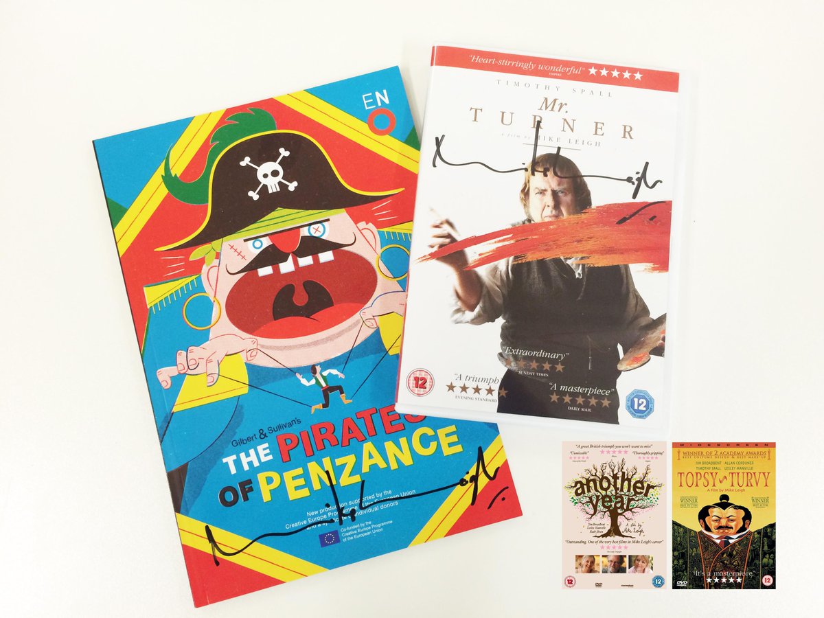 CurzonCinemas's tweet photo. Competition: follow &amp; RT to #win The Pirates of Penzance programme signed by Mike Leigh+DVDs http://t.co/3ApdadHyly http://t.co/mOHD1ZJCcL